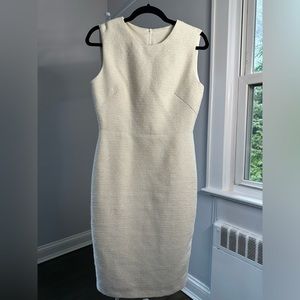 Elegant white dress with sparkly finishes size small